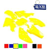 XLYZE Amarillo carenado kit de defensa de plástico para Piranha CRF50 XR50 50cc 70cc 90cc 110cc 125cc 140cc 150cc 160cc…